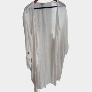 Nic+Zoe Knee-Length Light-Weight Jacket Or Cover-Up